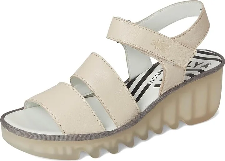 FLY LONDON BEXY575FLY Women's Sandals Offwhite/Mint/Blue : EU 36 (US Women's 5.5-6) M, Leather - Image 11