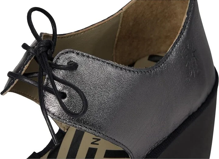 FLY LONDON BILU465FLY Women's Shoes Silver/Graphite : EU 40 (US Women's 9-9.5) M, Leather/Rubber - Image 7