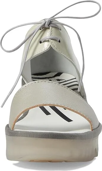 FLY LONDON BILU465FLY Women's Shoes Silver/Off-White Borgogna/Luxor : EU 36 (US Women's 5.5-6) M, Leather/Rubber - Image 2