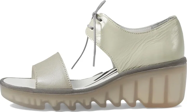 FLY LONDON BILU465FLY Women's Shoes Silver/Off-White Borgogna/Luxor : EU 36 (US Women's 5.5-6) M, Leather/Rubber - Image 5