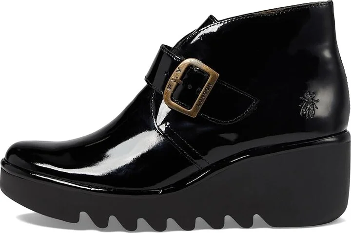 FLY LONDON BIRT397FLY Women's Shoes Black Atlantis : EU 38 (US Women's 7.5-8) M, Suede - Image 5