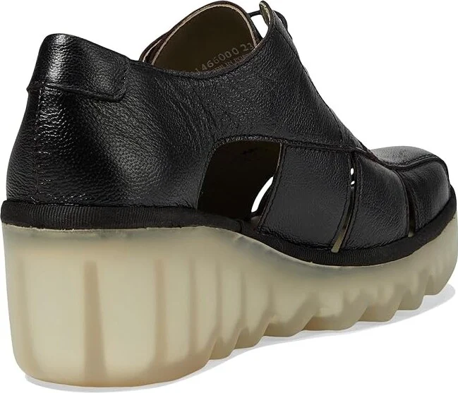 FLY LONDON BOGI466FLY Women's Shoes Black Mousse : EU 37 (US Women's 6.5-7) M, Leather/Rubber - Image 4