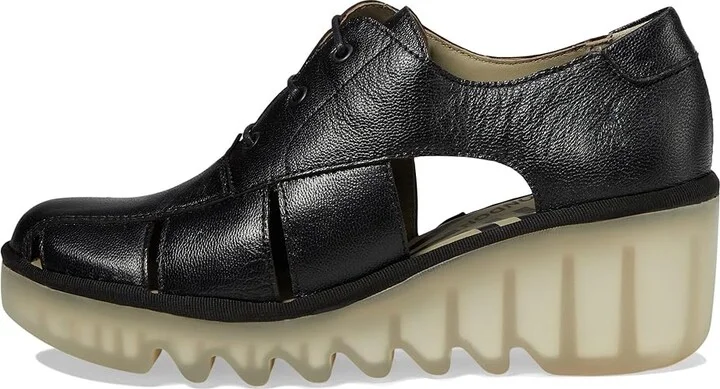 FLY LONDON BOGI466FLY Women's Shoes Black Mousse : EU 37 (US Women's 6.5-7) M, Leather/Rubber - Image 5