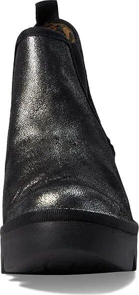 FLY LONDON BYNE349FLY Women's Shoes Silver Dark Flash : EU 38 (US Women's 7.5-8) M, Textile - Image 2