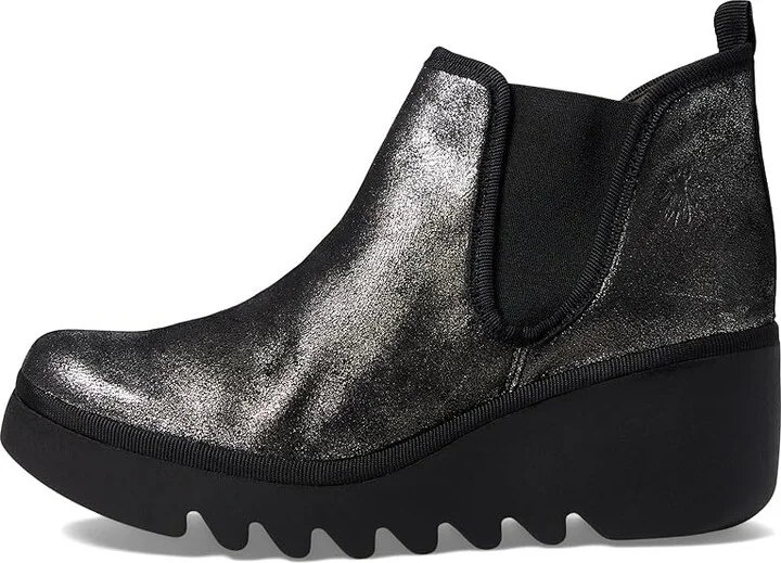 FLY LONDON BYNE349FLY Women's Shoes Silver Dark Flash : EU 38 (US Women's 7.5-8) M, Textile - Image 5