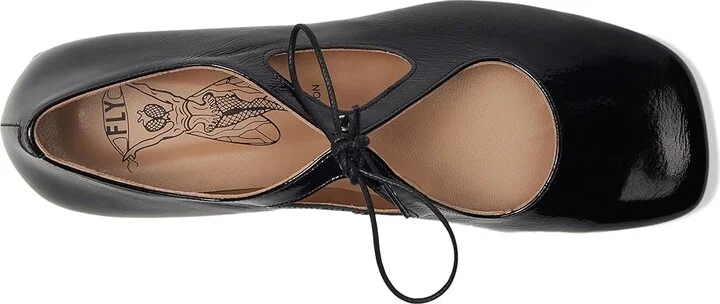 FLY LONDON CILL271FLY Women's Flat Shoes Black : EU 39 (US Women's 8-8.5) M, Leather - Image 2
