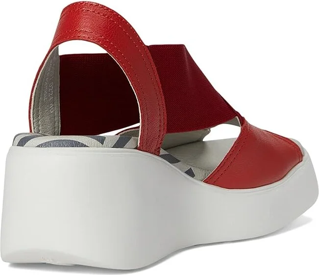 FLY LONDON DAIF216FLY Women's Sandals Devil Red : EU 39 (US Women's 8-8.5) M, Leather - Image 4
