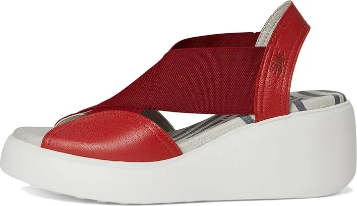 FLY LONDON DAIF216FLY Women's Sandals Devil Red : EU 39 (US Women's 8-8.5) M, Leather - Image 6
