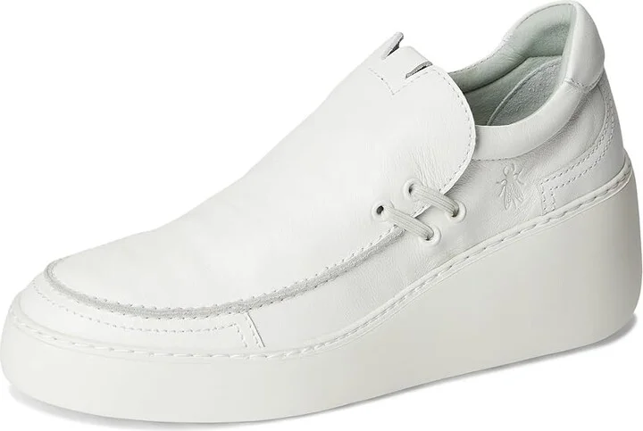 FLY LONDON DAVY667FLY Women's Shoes Silver/White/Spearmint : EU 39 (US Women's 8-8.5) M, Leather - Image 11