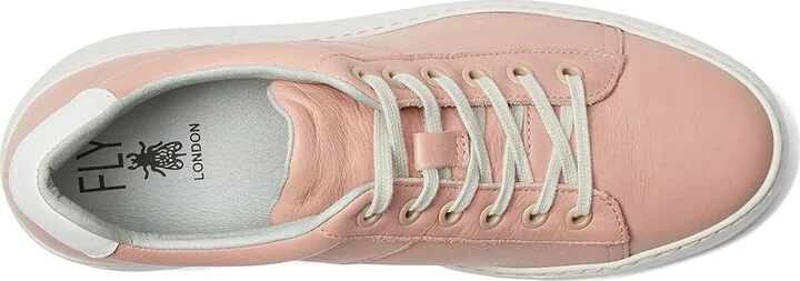FLY LONDON DELF580FLY Women's Shoes Pink/White Velvet/Dublin : EU 39 (US Women's 8-8.5) M, Leather - Image 2