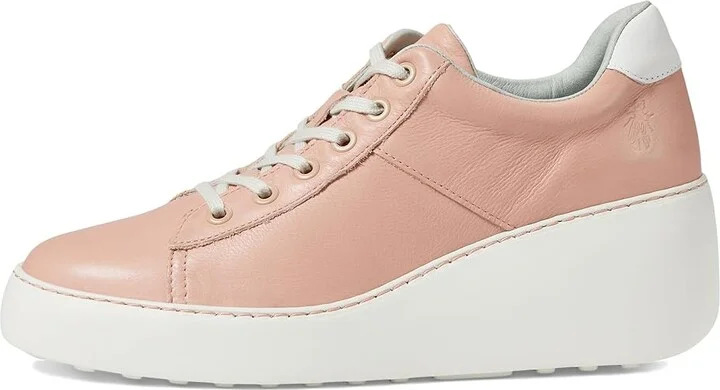 FLY LONDON DELF580FLY Women's Shoes Pink/White Velvet/Dublin : EU 39 (US Women's 8-8.5) M, Leather - Image 6