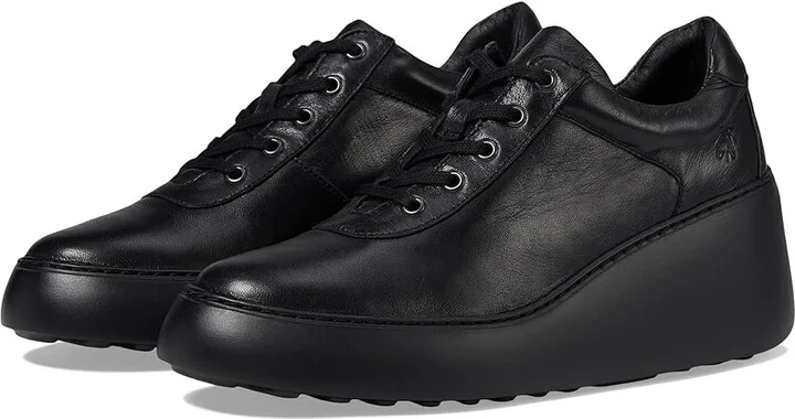 FLY LONDON DIPO638FLY Women's Shoes Black : EU 38 (US Women's 7.5-8) M, Leather