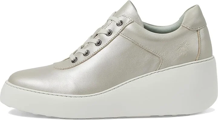 FLY LONDON DIPO638FLY Women's Shoes Silver : EU 41 (US Women's 10-10.5) M, Leather - Image 5