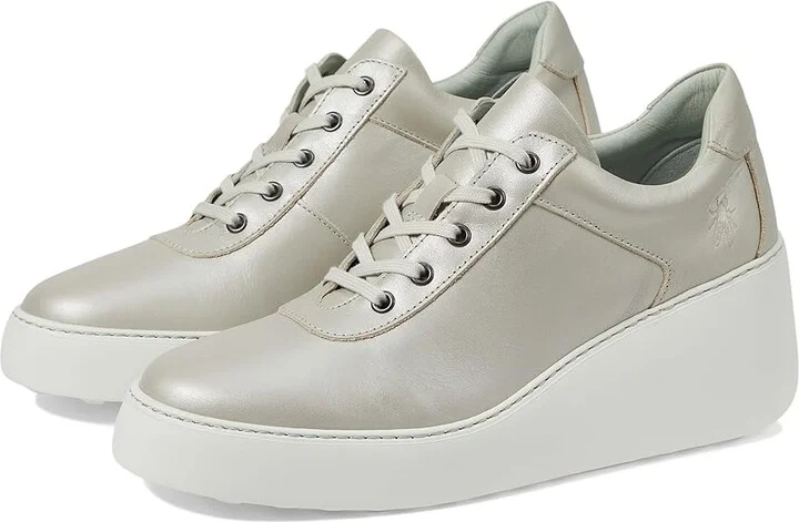 FLY LONDON DIPO638FLY Women's Shoes Silver : EU 41 (US Women's 10-10.5) M, Leather