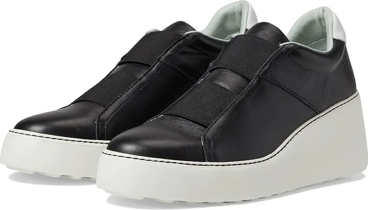 FLY LONDON DITO581FLY Women's Shoes Black Dublin : EU 41 (US Women's 10-10.5) M, Leather/Textile