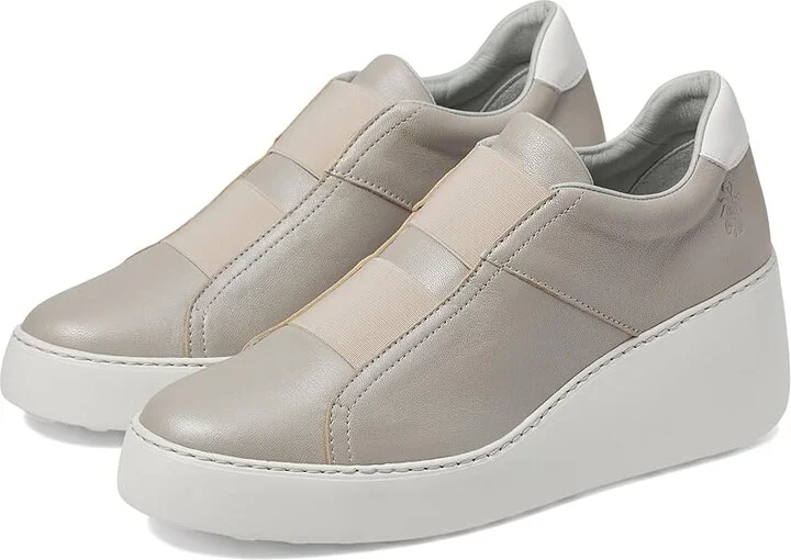 FLY LONDON DITO581FLY Women's Shoes Silver Borgogna : EU 41 (US Women's 10-10.5) M, Leather/Textile