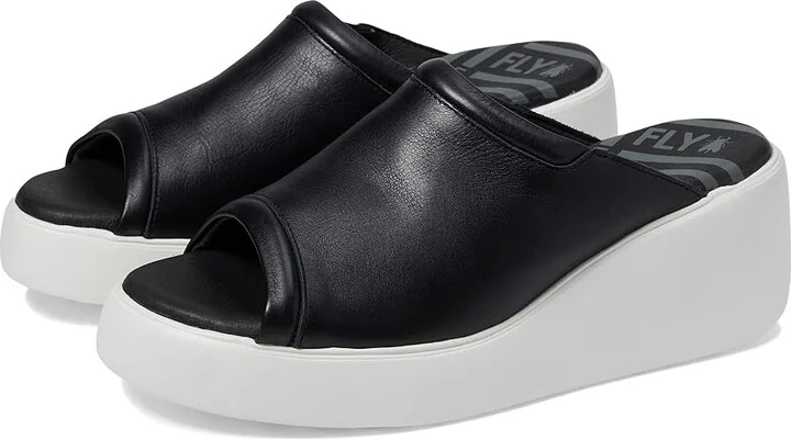 FLY LONDON DOLI042FLY Women's Shoes Black Dublin : EU 39 (US Women's 8-8.5) M, Leather