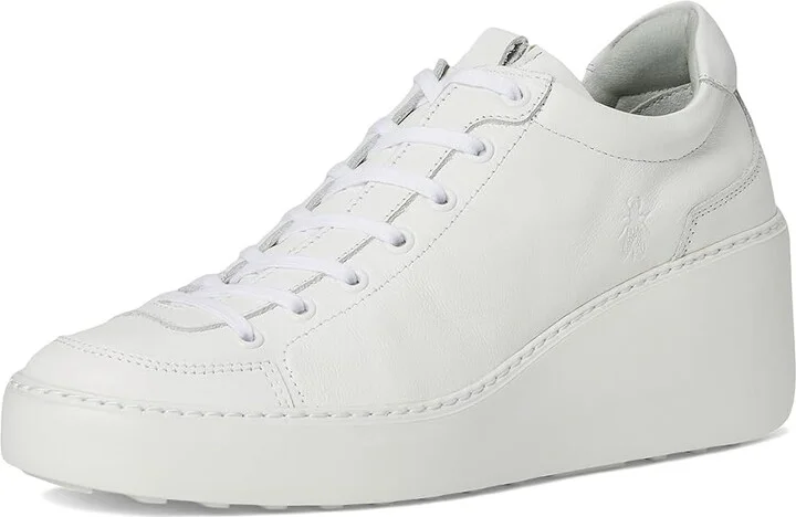 FLY LONDON DUFY671FLY Women's Flat Shoes White : EU 36 (US Women's 5.5-6) M, Leather - Image 5