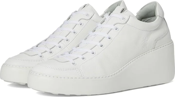 FLY LONDON DUFY671FLY Women's Flat Shoes White : EU 36 (US Women's 5.5-6) M, Leather