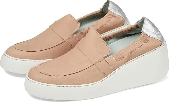 FLY LONDON DULI620FLY Women's Shoes Nude Pink/Silver Cupido/Idra : EU 36 (US Women's 5.5-6) M, Leather