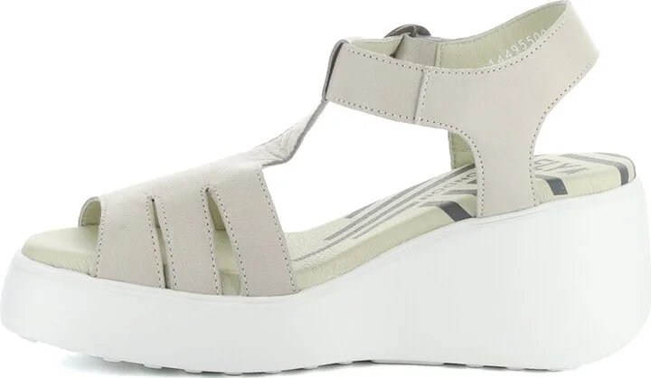 Fly London Duma Leather Wedge Sandal - Image 2