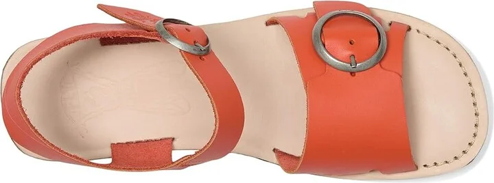 FLY LONDON EBLI238FLY Women's Sandals Scarlet/Nat : EU 40 (US Women's 9-9.5) M, Leather - Image 2