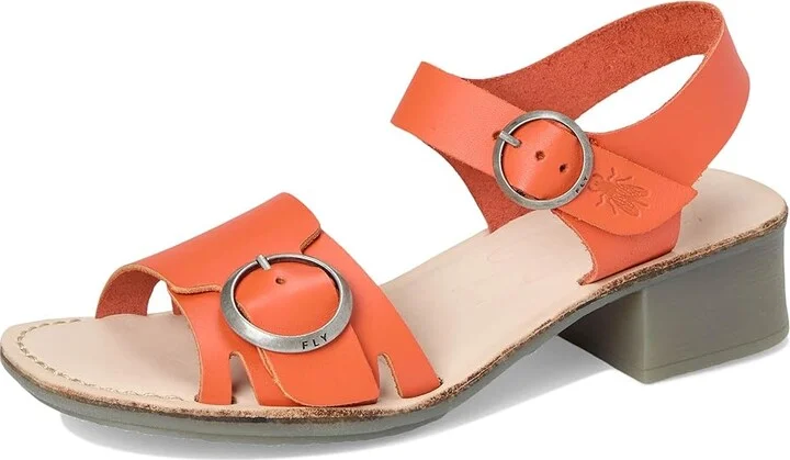 FLY LONDON EBLI238FLY Women's Sandals Scarlet/Nat : EU 40 (US Women's 9-9.5) M, Leather - Image 5