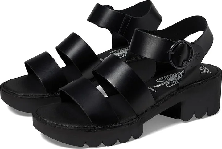 FLY LONDON EGLY520FLY Women's Shoes Black Bridle : EU 38 (US Women's 7.5-8) M, Leather