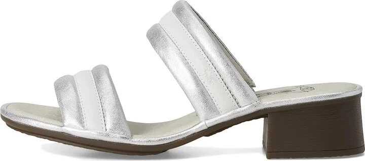 FLY LONDON EITY580FLY Women's Sandals Silver/White : EU 38 (US Women's 7.5-8) M, Leather/Rubber - Image 6