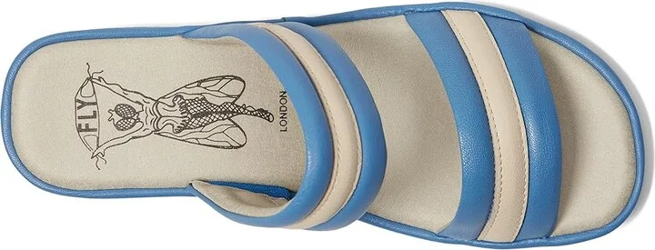 FLY LONDON EITY580FLY Women's Sandals Silver/White : EU 38 (US Women's 7.5-8) M, Leather/Rubber - Image 8