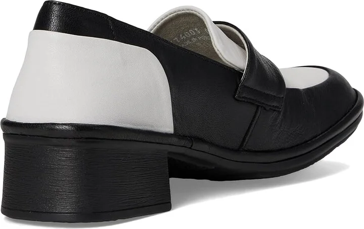 FLY LONDON ELAM574FLY Women's Shoes Black/White : EU 40 (US Women's 9-9.5) M, Leather/Rubber - Image 4