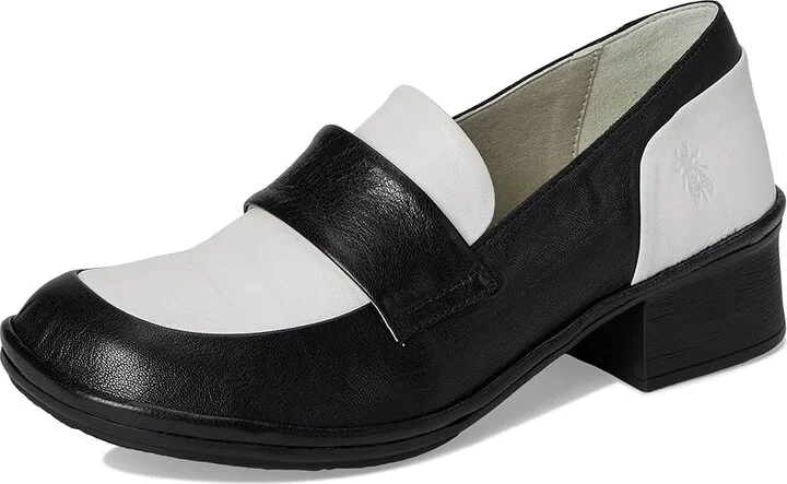 FLY LONDON ELAM574FLY Women's Shoes Black/White : EU 40 (US Women's 9-9.5) M, Leather/Rubber - Image 5