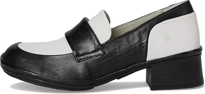 FLY LONDON ELAM574FLY Women's Shoes Black/White : EU 40 (US Women's 9-9.5) M, Leather/Rubber - Image 6