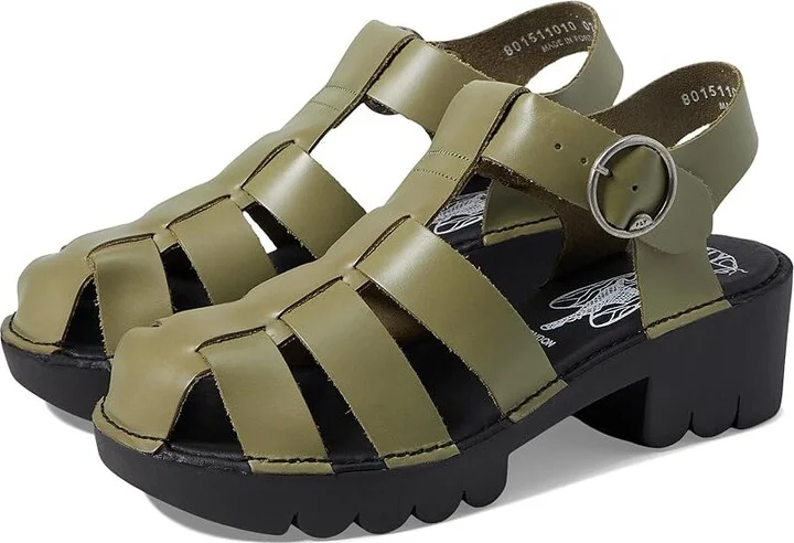 FLY LONDON EMME511FLY Women's Shoes Light Green Bridle : EU 41 (US Women's 10-10.5) M, Leather
