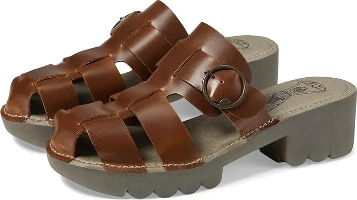 FLY LONDON ENVY521FLY Women's Shoes Camel Bridle : EU 36 (US Women's 5.5-6) M, Leather