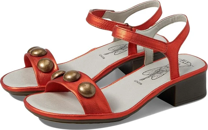 FLY LONDON EXIE487FLY Women's Shoes Red Idra : EU 38 (US Women's 7.5-8) M, Leather