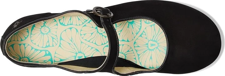 FLY LONDON GACI220FLY Women's Flat Shoes Black : EU 39 (US Women's 8-8.5) M, Leather/Rubber - Image 2