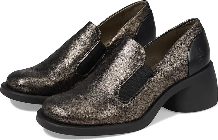 FLY LONDON HUCH004FLY Women's Shoes Graphite/Black Cool/Naomi : EU 39 (US Women's 8-8.5) M