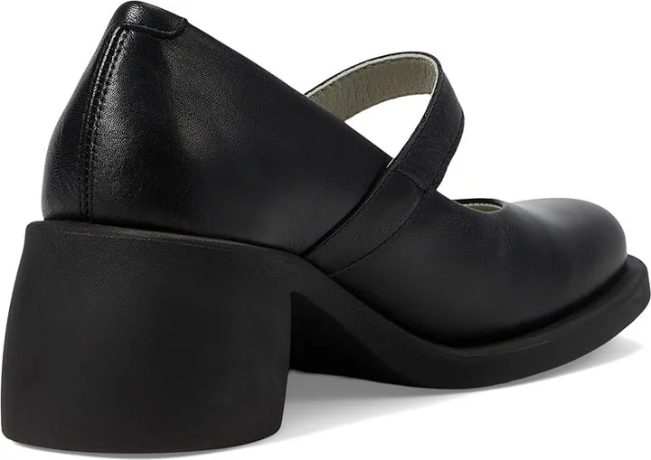 FLY LONDON HUVI044FLY Women's Shoes Black : EU 39 (US Women's 8-8.5) M, Leather - Image 4