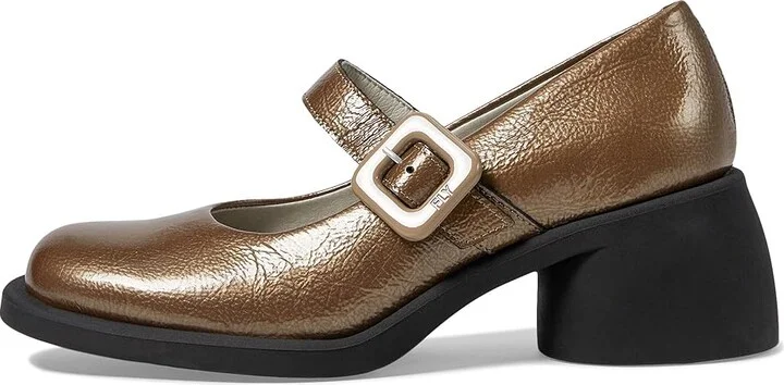 FLY LONDON HUVI044FLY Women's Shoes Taupe : EU 39 (US Women's 8-8.5) M, Leather - Image 5