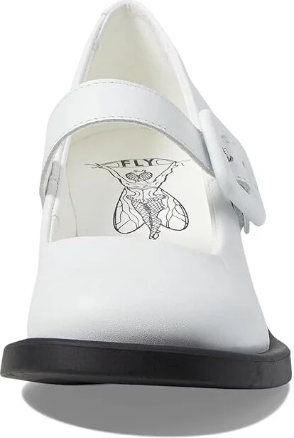 FLY LONDON HUVI044FLY Women's Shoes White Gotborg : EU 38 (US Women's 7.5-8) M, Leather - Image 2