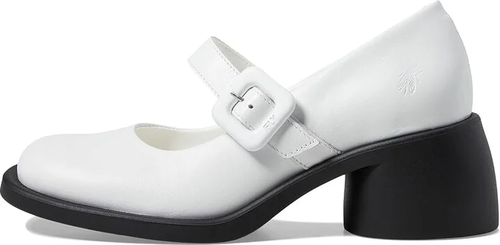 FLY LONDON HUVI044FLY Women's Shoes White Gotborg : EU 38 (US Women's 7.5-8) M, Leather - Image 5