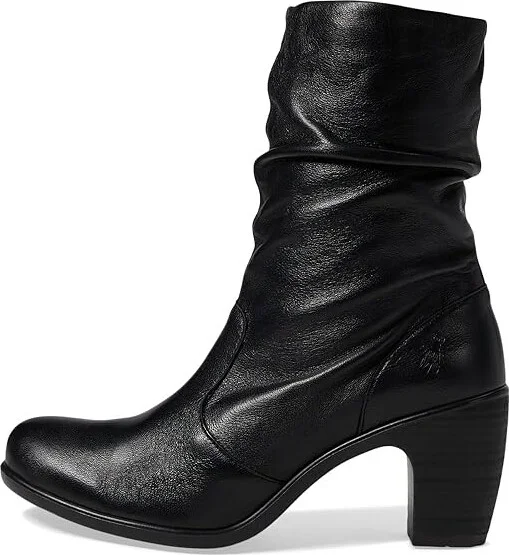 FLY LONDON KLEI152FLY Women's Boots Black : EU 41 (US Women's 10-10.5) M, Leather/Suede - Image 6