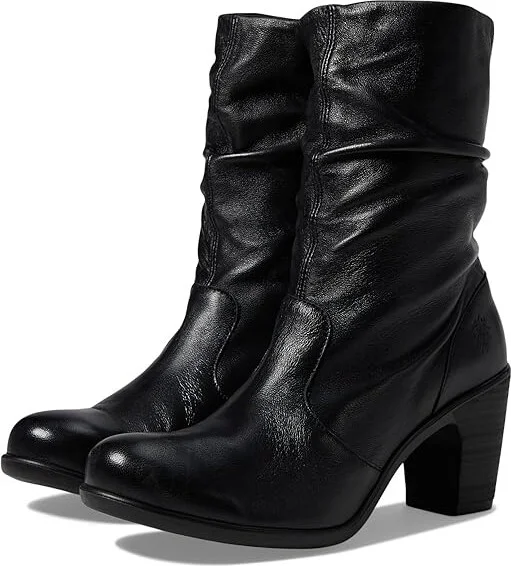 FLY LONDON KLEI152FLY Women's Boots Black : EU 41 (US Women's 10-10.5) M, Leather/Suede