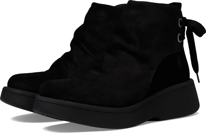 FLY LONDON MEBS189FLY Women's Boots Black : EU 38 (US Women's 7.5-8) M, Suede