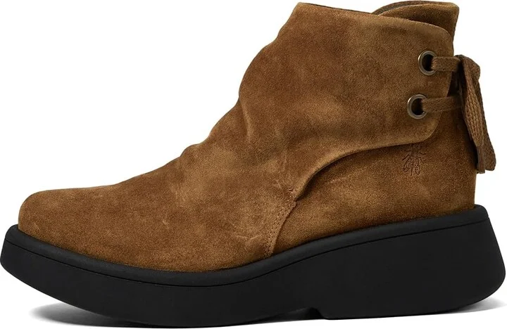 FLY LONDON MEBS189FLY Women's Boots Tobacco : EU 38 (US Women's 7.5-8) M, Suede - Image 6