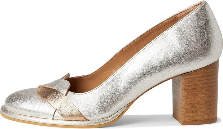 FLY LONDON MEIZ264FLY Women's Flat Shoes Silver/Gold : EU 37 (US Women's 6.5-7) M, Leather/Rubber - Image 6