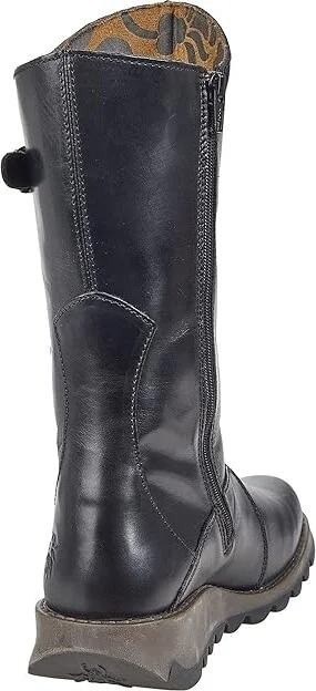 FLY LONDON MES913FLY Women's Shoes Black : EU 40 (US Women's 9-9.5) M, Leather - Image 4