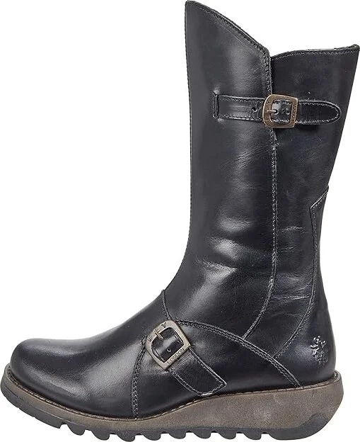 FLY LONDON MES913FLY Women's Shoes Black : EU 40 (US Women's 9-9.5) M, Leather - Image 6