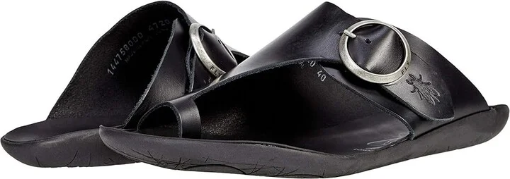 FLY LONDON Mica Women's Shoes Black : EU 38 (US Women's 7.5-8) M, Leather